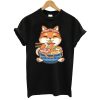Kawaii Cute Anime Shiba Inu Dog Otaku Japanese Ramen T-Shirt