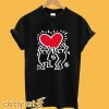 Keith Haring Big Love Black T-Shirt