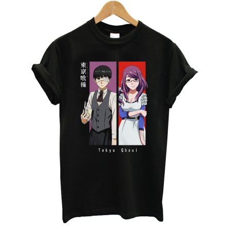 Tokyo Ghoul Ken Kaneki and Rize Fitted T-Shirt