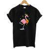 Merry Flamingo Xmas T-Shirt