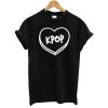 Bts Kpop Heart Funny Graphic Tees T-Shirt