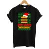 Happy Holidays With Cheese Christmas Cheeseburger T-Shirt