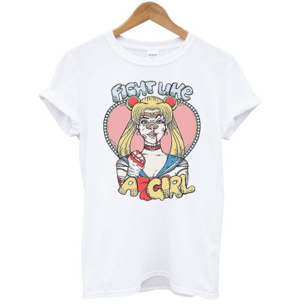 Sailor Moon Fight Like A Girl T-Shirt