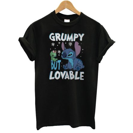 Stitch Grumpy But Lovable Christmas T-Shirt