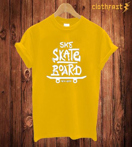 SKS Skate Board T Shirt