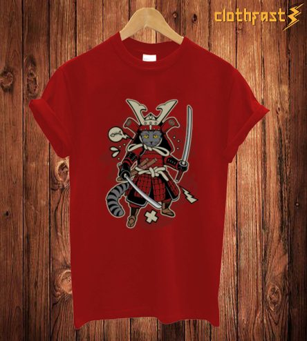 Samurai Neko T Shirt
