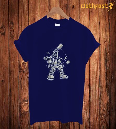 Astronaut Basball T Shirt