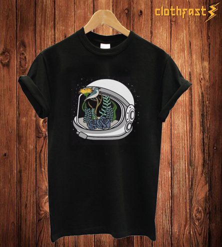 Astronaut Flower T Shirt