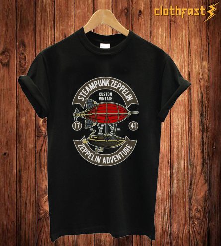 Steampunk Zeppelin T Shirt