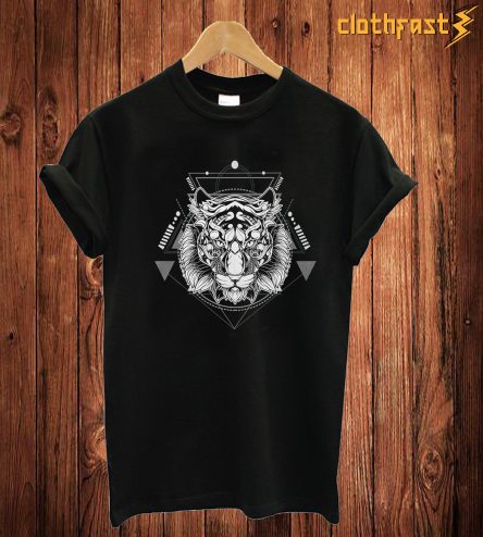 Tiger Geometry T Shirt