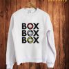 Box Box Box F1 Tyre Compound Design Sweatshirt