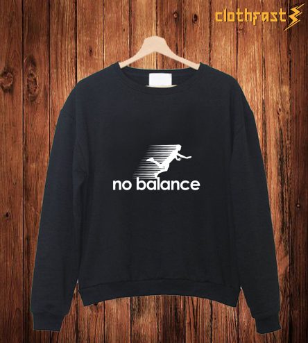 No Balance white logo Sweatshirt