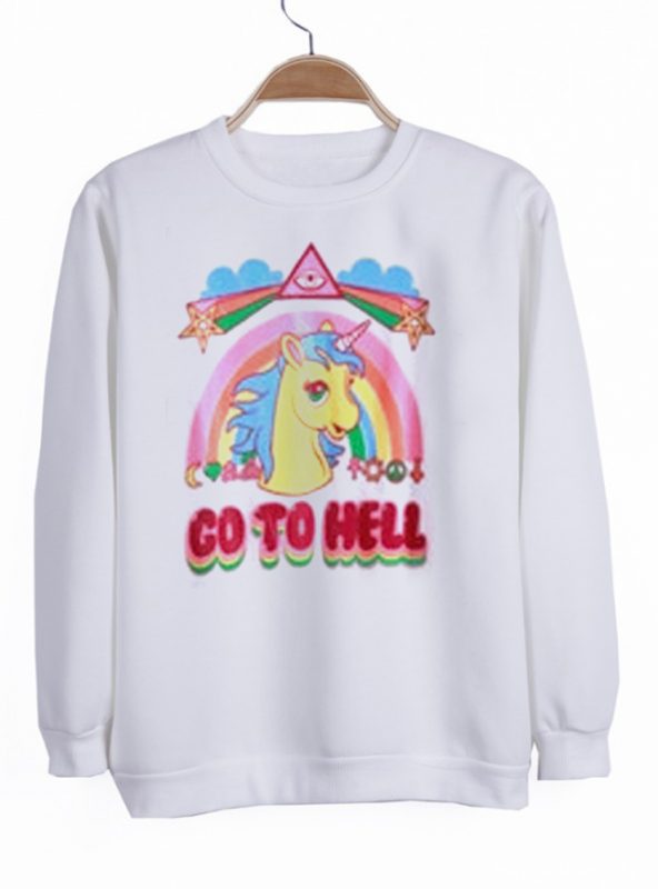 go to hell sweatshirt