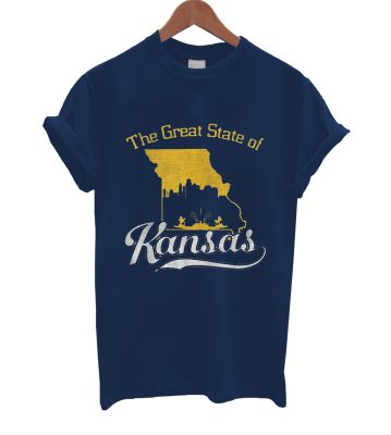 The Great State of Kansas Funny Trump Missouri Vintage T Shirt