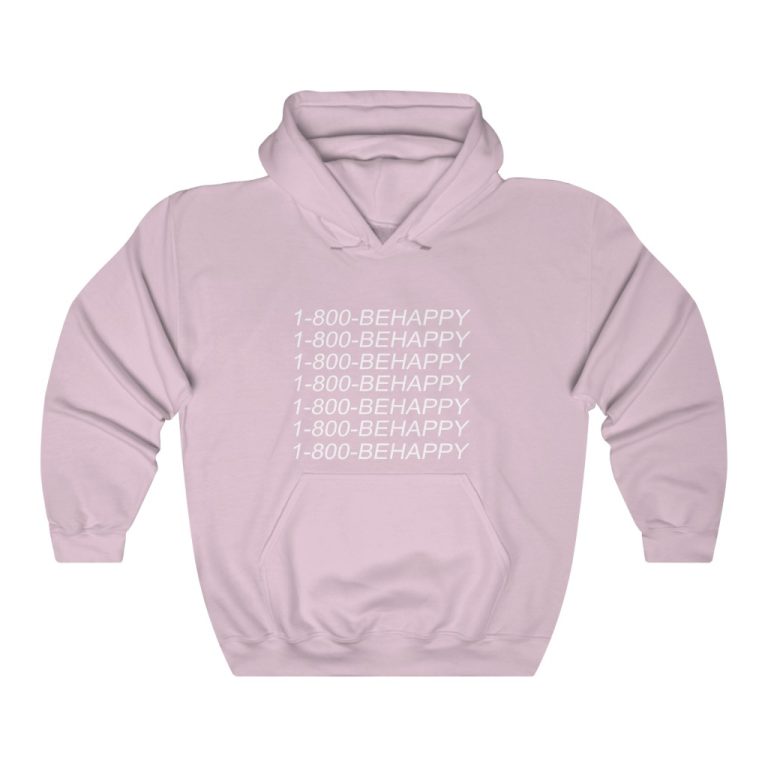 1-800-Be Happy Hoodie Unisex Heavy Blend™ Hooded Sweatshirt
