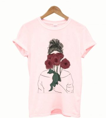 women roses T shirt
