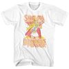 Masters of the Universe She Ra White Adult T-Shirt
