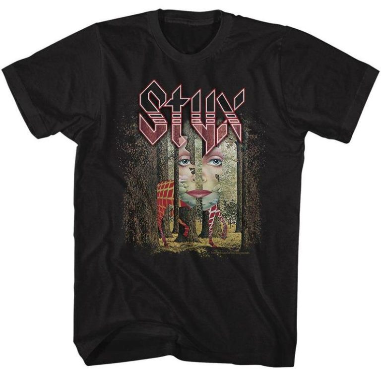 Styx The Grand Illusion Black Adult T-Shirt