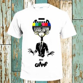 98% Chimp T Shirt Darwin Evolution Funny Parody DNA Monkey Hangover Vintage Top Tee