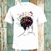 Afro Butterfly Woman Silouette T-Shirt