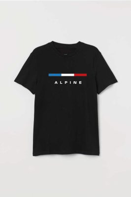 Alpine Formula 1 T-shirt-- Alpine formula car