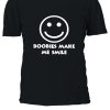 Boobies Make Me Smile Smiley Funny T-shirt