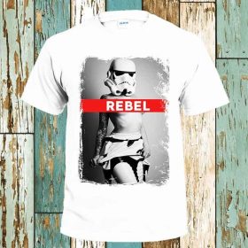 Sexy Stormtrooper Girl T Shirt Star Rebel Resist Nude Darth Hotbox Wars Vader Best Gift Retro Vintage Top Tee