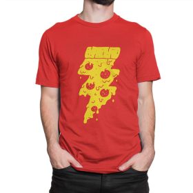 Shazam Pizza Logo T-Shirt