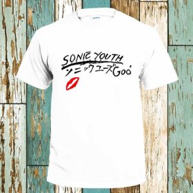 Sonic Youth Goo Japanese Kiss T Shirt Music Band Rock Vintage 90s Men Women Unisex
