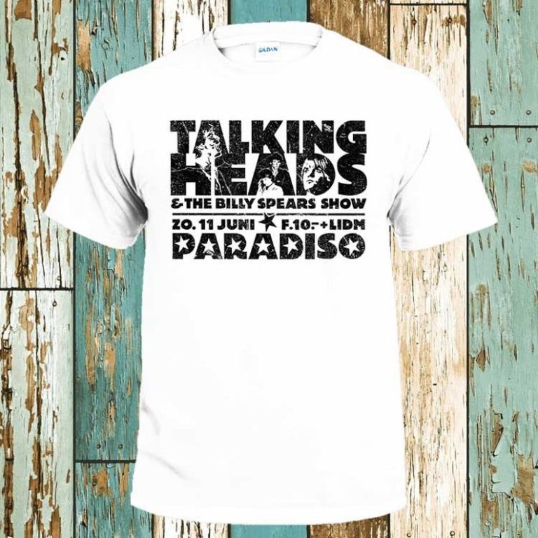 Talking Heads Paradiso T-Shirt Billy Spears Show Retro Vintage 80s