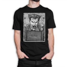 The Joker Mugshot T-Shirt, Women's and Men's Sizes