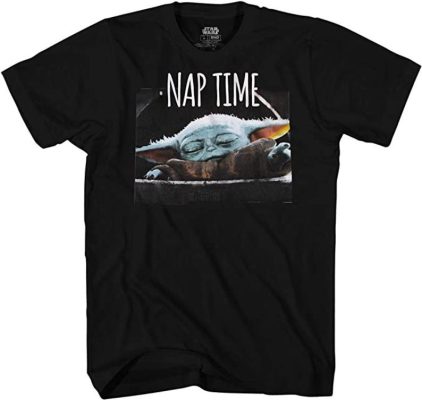 Star Wars Baby Yoda Nap Time The Mandalorian Men'S Adult Tee T-Shirt