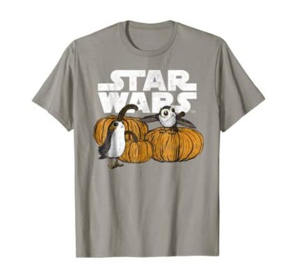 Star Wars Porg Pumpkin Patch Halloween T-Shirt