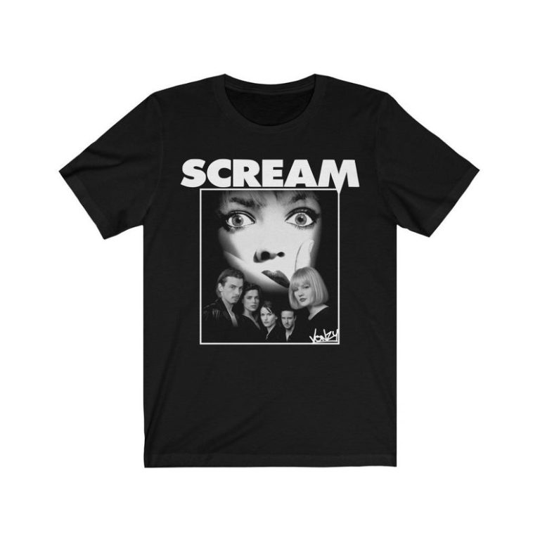 Scream retro movie tshirt