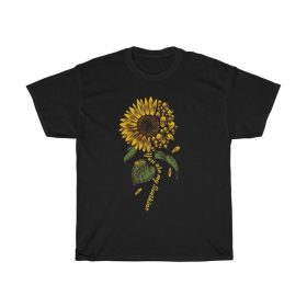 You Are My Sunshine Skull And Sunflower T-Shirt
