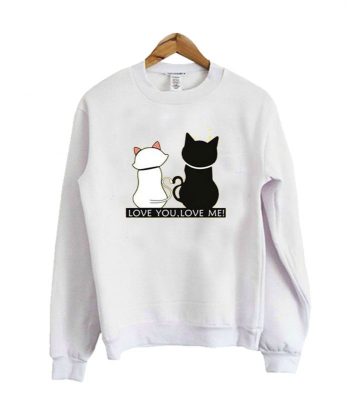 Cat and Letter Sweatshirt