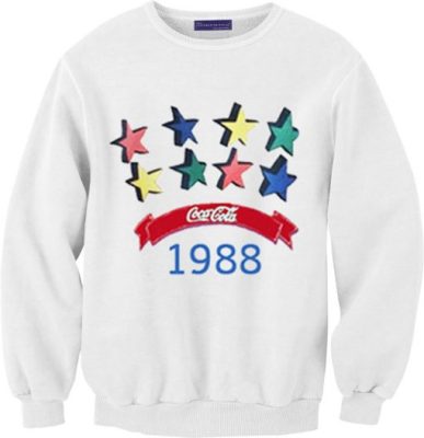 Coca Cola 1988 Sweatshirt White