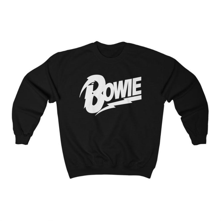 David Bowie Logo Unisex Sweatshirt, David Bowie Merch