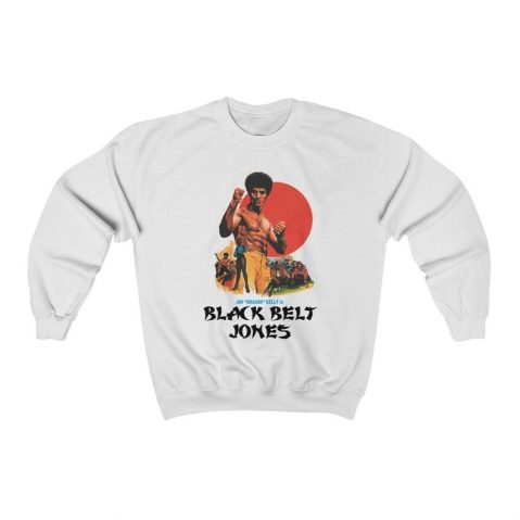 Black Belt Jones (1974) Retro Sweater, 70's Martial Arts Film, Mens Womens Sweatshirt